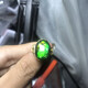 Ancient ink black crystal gemstone, natural Canadian ammolite ring for men and women, Li Juming's new direct sales koite