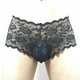 
Men's sexy underwear for men wearing men's sexy transparent lace underwear thong seducing male servant gay red M
