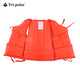 Tri-polar Outdoor Adult Marine Work Vest Foam Inflatable Flood-proof Maritime Life Jacket TP5006 Orange One Size