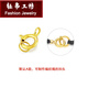 Yubo Workshop 18K gold spring buckle necklace buckle braided rope end buckle bracelet anklet M buckle S buckle connecting buckle closed ring set K white 5mm spring buckle + 4mm ring