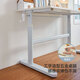 Table de estudio para niños de Lin's Home Table de escritorio levantable escritorio de escritorio de escritorio LS690V1 Tabla 1.2m + estantería + W6-A Silla