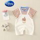 
Disney brand children's clothing baby short-sleeved clothes summer thin baby boy summer onesie newborn full moon crawling suit 6210 white 66cm