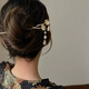 Merou Lily of the Valley Imitation Pearl Hairpin High-end Hanfu Hair Accessories Hanfu Cheongsam Accessories Ancient Style Updo Hairpin Lily of the Valley Pearl Hairpin-Gold