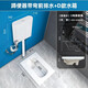 Ronglan squat toilet set household ceramic toilet squat pit with flush tank squat toilet bathroom toilet toilet squat toilet A model with S curve anti-odor front drainage + water tank