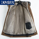 Kaiser (Kaiser) Liner de visón Nicole para el abrigo de pieles de piel de visón entera de longitud media de longitud media para hombres en invierno grueso plateado azul lineador de visón 175/xl adecuado para el peso 130-145 Jin [Jin iguala 0.5 kg]