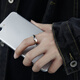 Mobius Retro Ring Men's Trendy Single Ring Niche Design Men's Opening Adjustable Ring Cold Wind Tail Ring Endless Ring [Opening Adjustable]