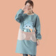 Jinghui Xichuang kitchen apron, anti-fouling, oil-proof, long-sleeved, hand-wipeable, durable women's coveralls, home work clothes JH0808