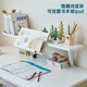 Table de estudio para niños de Lin's Home Table de escritorio levantable escritorio de escritorio de escritorio LS690V1 Tabla 1.2m + estantería + W6-A Silla