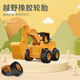 Qisen (Qisen) Kinderpresse für Kindertechnik Auto Toy Boy Bulldozer Press Coaster Toy Car Press Coaster - Bagger 686p -13