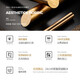 
Suyin new Chinese style living room lamp full copper chandeliers Chinese style villa simple modern Chinese style lamp study bedroom lamp 9901 8 heads [E27 light bulbs*8]