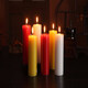 Pinzhide emergency lighting bold candle large candle large long pole daily candle emergency disaster prevention lighting white 2 pieces 5X16 cm