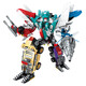 Enlightenment building blocks children's assembly toys transformed robot mecha boy gift 6-12 years old Super alloy war god 1412