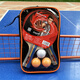 Crazy God Table Tennis Racket Children's Student Training Double-Step Beginners Competition Double-Side Reverse Racket Patch Patch 2 Pack 3 Star Professional 2 Short Straight Shot K3886+10 Balls