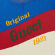 GUCCI 古驰 女童印花圆领短袖T恤 象牙白/蓝红 575114 XJEY6 9756 M 4/4岁/104c