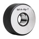 Kazakhstan thread MJ aviation thread gauge external thread gauge double precision pass-and-stop gauge bolt inspection gauge gauge thread ring gauge M20*1.5 6g
