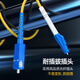 诺可信（Nokoxin)10米电信级单模单芯光纤跳线入户光纤延长线光端机收发器尾纤支持长度定制UPC接头SC-LC