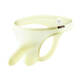 
Wen Shion underwear men's arm-exposed sexy thong comfortable ice silk gun bullet separated translucent men's underwear sexy flying white S