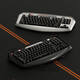 Clavier de voiture de sport Zoch Max870, clavier mécanique à trois modes, bureau de jeu E-Sports personnalisé sans fil câblé, MAX870 White + Gravure latérale blanc pure, axe d'ombre de flammes (paragraphe transparent)