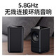 山水（SANSUI）DV-95E回音壁电视音响 杜比5.1声道全景声家庭影院 家庭KTV套装智能蓝牙家用K歌卡拉OK 带麦克风