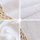 Hanhanle 10 packs of baby diapers, baby diapers, newborn meson cloth, breathable, washable gauze, washable ring cotton yarn 40X80CM single-layer pure cotton gauze diaper 1 0 packs, free diaper pants + diaper buckle