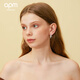 
APM Hexagram Earrings for Women Fashion Personality Design Earrings 925 Silver Asymmetric Earrings AE13240OX