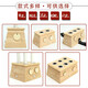 Qiling-Moxibustionsbox 12346-Loch-Gelenkmoxibustion, Körpermoxibustion, Bambus-Temperaturkontrolle, Moxibustion-Stick, Qi-Moxibustion-Säule Anti-Scenalting, Haushaltsmoxibusionspot, bequemer Moxibustion, Bamboo Drei-Loch + elastische Band + Moxibuktionssticke