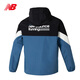 New Balance/NB Woven Jacket Men's Classic Simple Casual Sweater Chaqueta con capucha Nae12121-Dbl Peacock Blue M