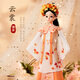DIMANQI COMPROYE DES VOCTIONS JOUETS MATÉRIAUX MAINS MAINS MASTES SAG CHINOS STOIMENT HANFU CRÉATIVE CAREPIN FORK FORK MATÉRÉATS DIY MATÉRIAUX 5 ensembles de vêtements pour les filles d'anniversaire 7-14 ans Cadeaux