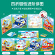 Miaowaer Puzzle de 3 a 6 años Peligro de bebé Puzzle 2 Niños Magnet animal 4 Transporte Juguetes Magnéticos Animales + Dinosaurio + Transporte [4-6 años] Avanzado