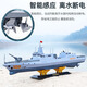 Yunya can launch remote control battleship, water remote control ship Nanchang simulated destroyer, military model electric toy boat, 60cm remote control water cannon destroyer can launch