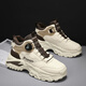 Chaussures masculines à sommet haut oriental pour le printemps et d'été antidérapant en cuir résistant à la surface étanche à l'extérieur alpinal sports à lacets de lacets Martin Boots Men beige 40