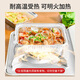 美厨（maxcook）锡纸盒空气炸锅纸盘 铝箔锡纸盘铝箔盒 烤箱烤肉盘 打包盒一次性餐盒 方形15*8cm50只装MCFT6210