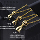 Junhong thickened 18k gold buckle head Ruyi style water drop flower thread buckle jade buckle pendant buckle jade pendant clip buckle accessories melon seed buckle Valentine's Day gift 18K white small size