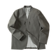 Madden Workwear American Casual Collarless Suit Jacket Men's Functional Versatile Jacket Commuting No-Iron Suit Top Dark Gray XL