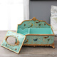
American tissue box living room home multi-function paper box European retro paper box simple remote control storage box 1047 blue oriole blossom vertical draw