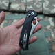 Zhenyuanxing Sanblade Wood 9201 Klappmesser Außenmesser Schwarz G10 Griff 10cr15comov Stahl tragbares Messer 9202 Schwarz G10