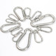 Mobile Schnalle Hundeverriegelungsschnalle Edelstahlzubehör Joint Universal Drehring Rotary Well Snap Hook Drehen einfacher O -Kette M12140 (mit Ring)