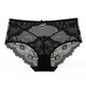 Peitsche Hasen Unterwäsche sexy bequeme hohle Frauen mit niedriger Taille verführerische Spitze Dünne atmungsaktive Slips Bogen 9216nk-grau M (geeignet für Gewicht 95-115jin [Jin gleich 0,5 kg]))