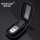Monbers REAL COWHIDE CAR BAGE LA LLAVE DE LA CAPLA CAPLIMA Men y mujeres Bolsa de teclas portátiles montadas en la cintura Portable [Doble cremallera]