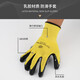 Sanduao Dip Gloves Latex Coated Wear-Resistant Breathable Labor Protection Gloves SD-546 (2 Pairs) One Size