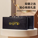 GRGN【100%纯羊绒】高档男士围巾山羊绒保暖冬季围巾 生日礼物 礼盒装
