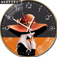 Montres, horloges murales, montres de salon de célébrités Internet à domicile, horloges murales de nouveau style, à la mode, à grande valeur, horloges en quartz sans trou, 6636 cerfs, 12 pouces (30 cm) en verre incurvé