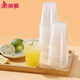 Meiya disposable cup plastic cup 190ml*100 thick transparent juice drink water cup small household
