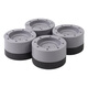 Paijuke universal Haier washing machine base fixed tripod suitable for Little Swan Panasonic Siemens bracket fully automatic roller impeller anti-slip and shock-proof refrigerator heightening foot pads 4 pack, increased by 3.5CM