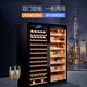 Meijing (raching) CS600 solid wood double-door red wine and cigar dual-purpose constant temperature cabinet intelligent constant temperature red wine cabinet constant temperature and humidity cigar cabinet custom cabinet black walnut (red wine cabinet cigar cabinet combination)