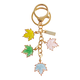 Suntomoon Japaner handgefertigt farbenfrohe Ahornblattschlüsselketten-Gradienten-Waldfeder und Herbst Bestie Bag Anhänger Literarische frische Geschenkfarbe Ahornblatt-Kette