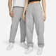 Nike (NIKE) official men's plus velvet trousers, wardrobe trousers, knitted loose casual embroidery, personalized soft DX1365 010 black/white L