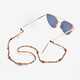 Chenghuan Ji Mai Chenghuans Großmutter Star Wu Yanshu gleichen Stil wie Halfer-Halsgläser-Kette Anti-Verlust-Kette Anti-Glasse Seilbernspiegelkette [Vulin-Lederspiegeltuch]
