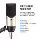 Sennheiser (SENNHEISER) MK4 large diaphragm professional recorder karaoke microphone condenser dubbing microphone anchor live singing MK4 MK4+IXI M2 PLUS III sound card set