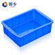 Guxiang plastic box rectangular small square box material box component box screw storage box tool box parts box thickened X3# blue 255*170*75mm